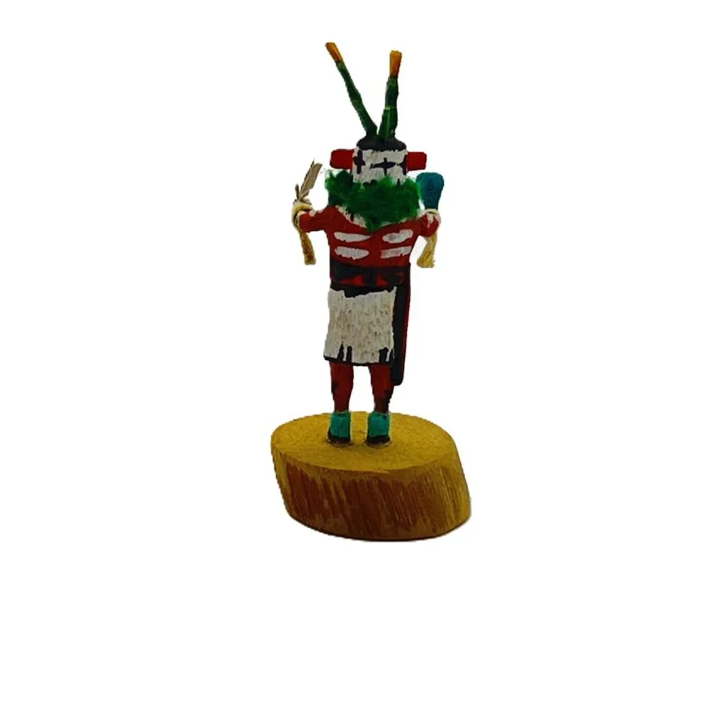Handmade Miniature 1.5" (app.) Kachina Doll - "Cactus" - Picture 3 of 8